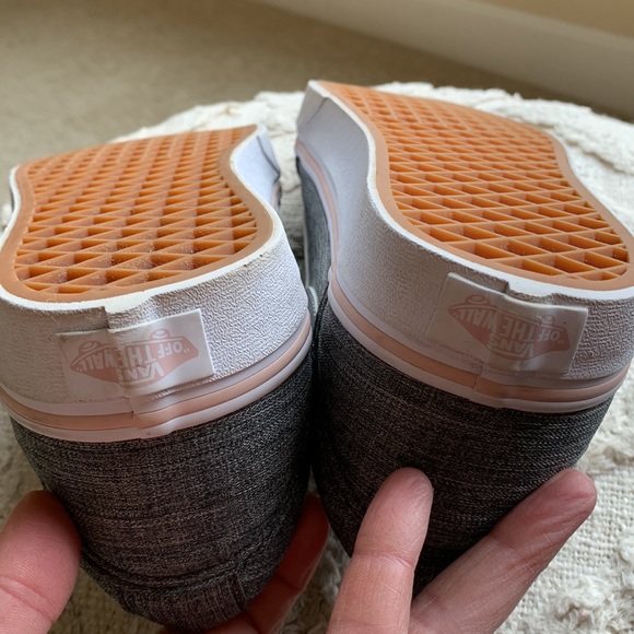 Vans Old Skool Grey & Light Pink Skate Shoes women’s size 10 - Picture 11 of 14